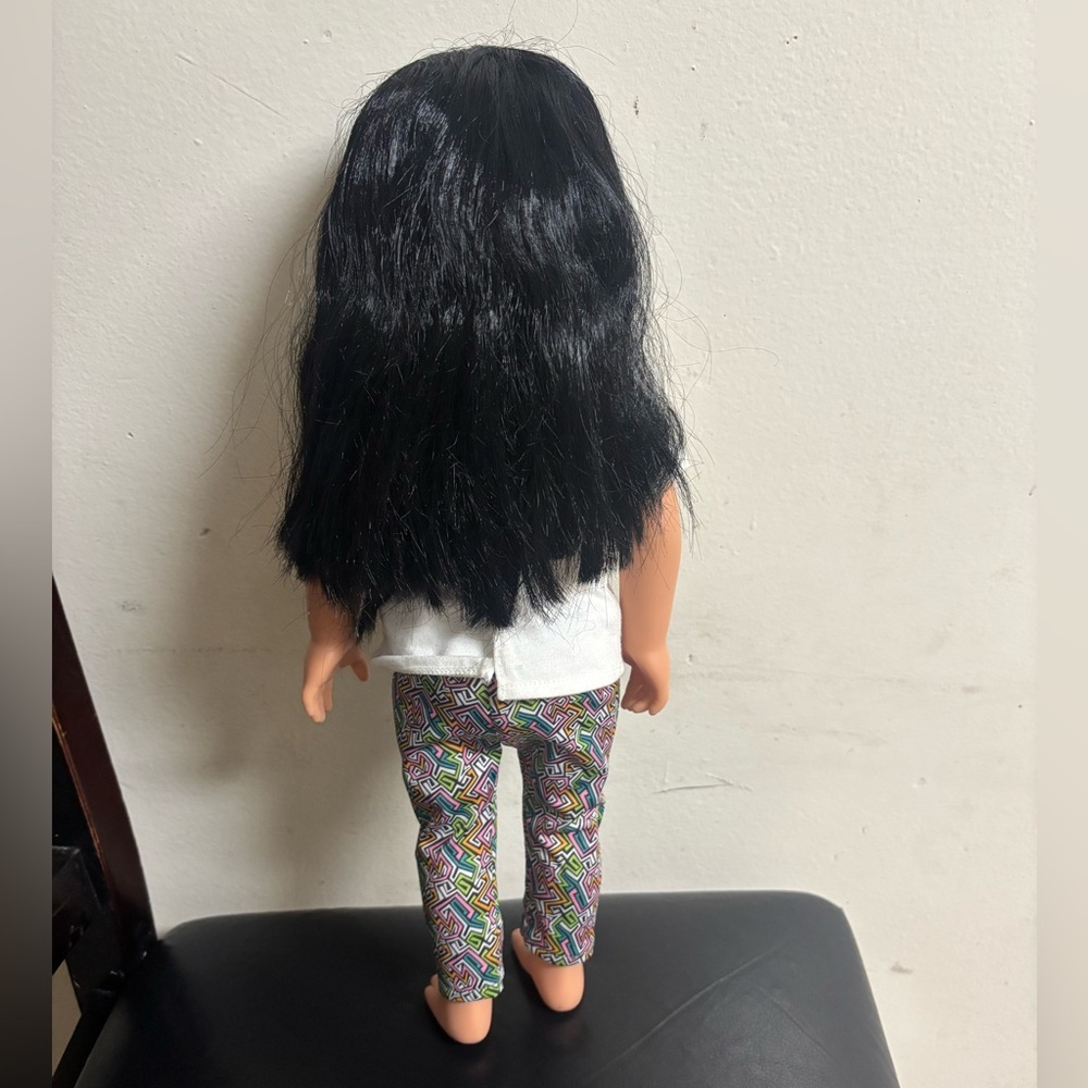 ADORA Doll with Black Hair and Colorful Pants 18 inches - Picture 3 of 6